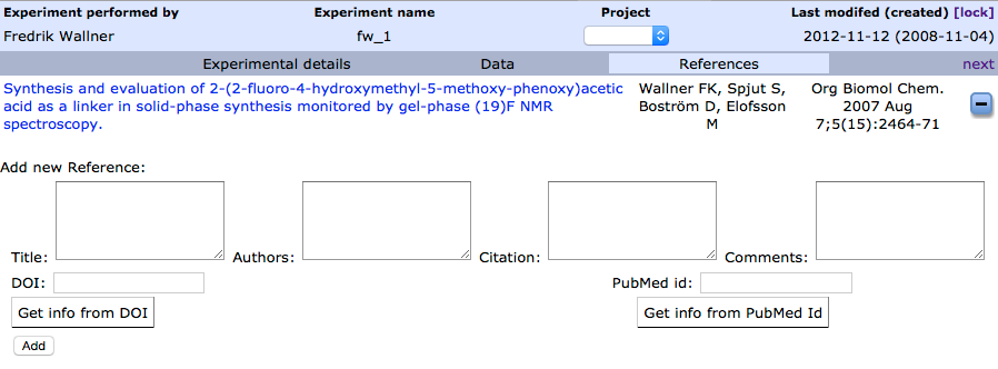 Figure 8: References tab